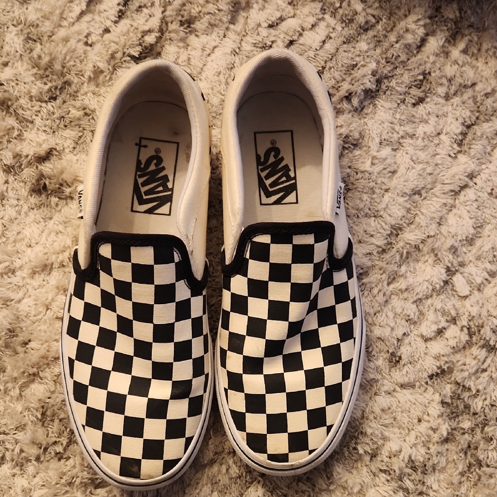 Vans platform Checkered Slip On